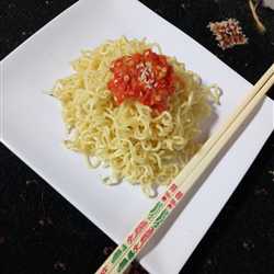 Aglio Olio Indomie with Saus Garuk