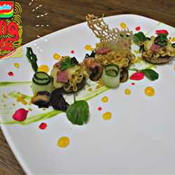 Stuffed Indomie mushroom in paradise