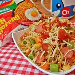 Indomie Goreng Sayur Keju