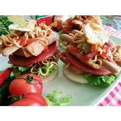 Tahu Tumpuk Burger Indomie