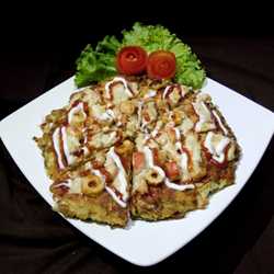 Okonomiyaki Seafood&Vege Indomie