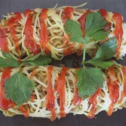 indomi gulung jala telor  ayam bakar