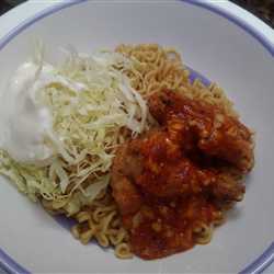 Mie Goreng Ayam Saus Mentega Lada Hitam