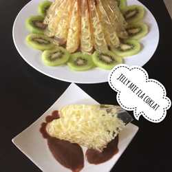Jelly mie fla coklat