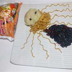 Gurita Petis Mie Goreng Ayam Bawang