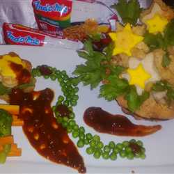 Steak mie taman vas bunga