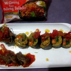 KimMie (Kimbap Indomie) Balado 