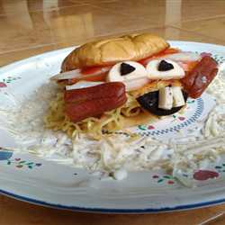 INDOMIE BURGER CRAB