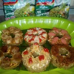 Doremi Cajo ( Donat Rase Mie Cabe ijo )