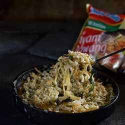Indomie Kangkung Panggang
