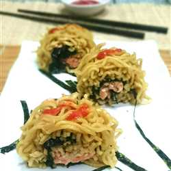 Indomie Goreng Sushi Roll