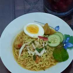Indomie kuah Arsik Khas Batak