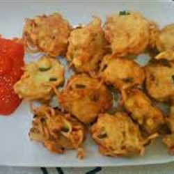 mie, tahu kentang goreng