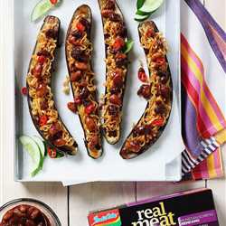 Indomie Rendang dengan Terong Panggang