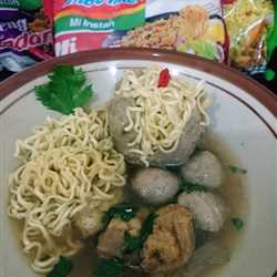 Bakso Indomie ayam bawang mantap