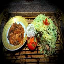 Mie Roll isi Daging, Udang & Keju