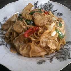 Indomie Goreng Jamur Kembang Tahu
