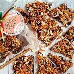 Indomie Chocolate Bark