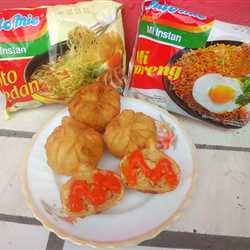 Mie Kulit Bawang Putih