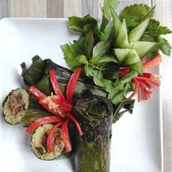 Arem-arem Indomie Rendang Bakar