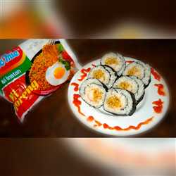 Sushie mie crab stick spicy mayo