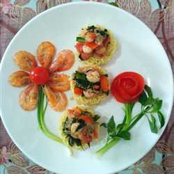 Indomie Udang Kemangi Pedas