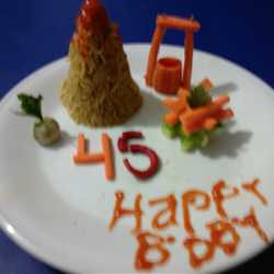 Mie Tumpeng 45,siram saus ayam