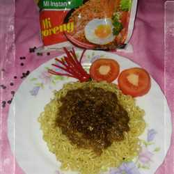 Indomie beef saos lada hitam
