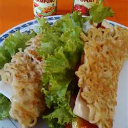 sandwich mie goreng