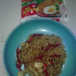 Mie goreng teri yaki
