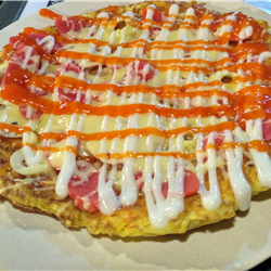 indomie pizza soju (sosis keju)