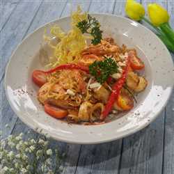 SPICY INDOMIE CARBONARA SEAFOOD 