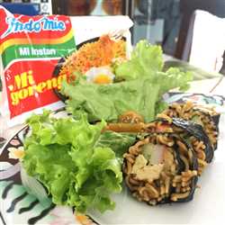 Sushi Indomie Goreng Pedas