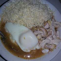 cheese lovers spicy with chicken egg