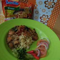 Mie Siram Kuah Kental