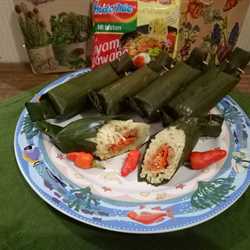 LOMIE CORAN (LONTONG INDOMIE ONCOM RANJAU)