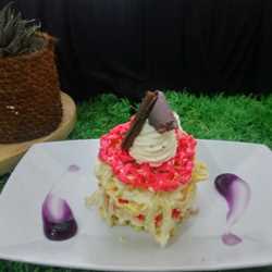 Raspberry Indomie's Cheesecake