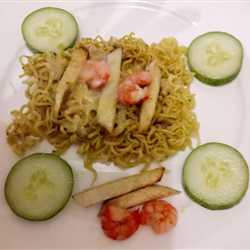 Mie soto  keju talas