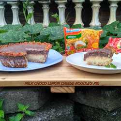 MILK CHOCO LEMON CHEESE NOODLE'S PIE