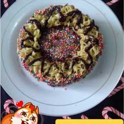 dark choco noodle cake candy