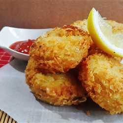 Indomie Cheese Stuffed Onion Ring