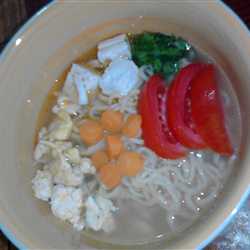 Indomie kuah tahu spesial