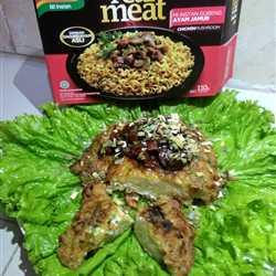 omelet mie ayam jamur