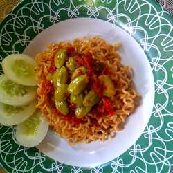 Indomie Sambal Goreng petai pedas