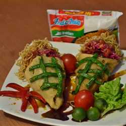 Mie abon keju renyah 