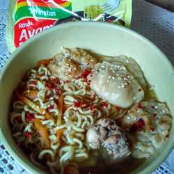 Indomie Dumpling Kuah Ayam Bawang