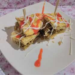 Roti bakar telur mi cabe ijo