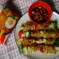 Shashlik mie saus kecap