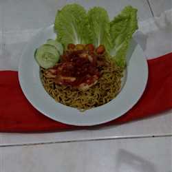 Indomie ayam geprek 