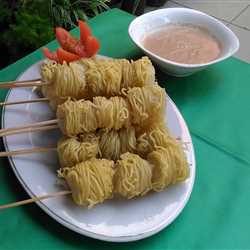 Sate Cireng Lilit Indomie